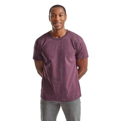 Fruit of the loom valueweight t-shirt bordeaux s