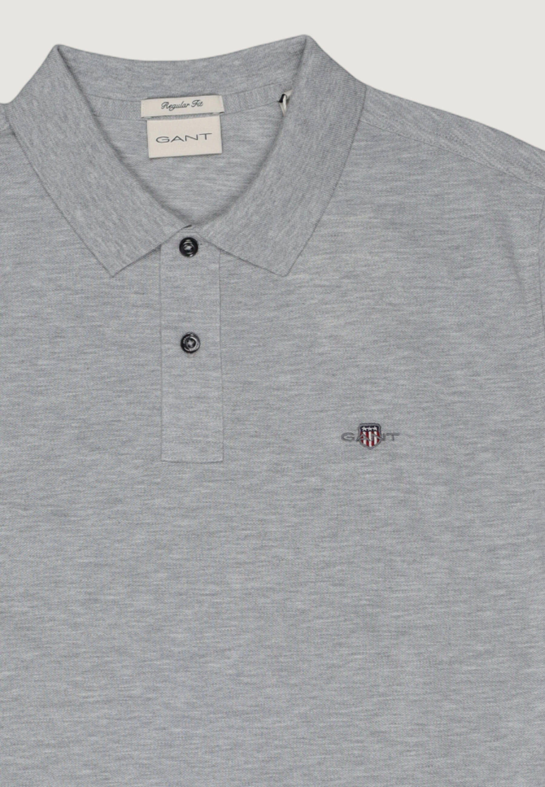 Polo maniche corte Uomo REG SHIELD SS PIQUE POLO Grigio 5/5