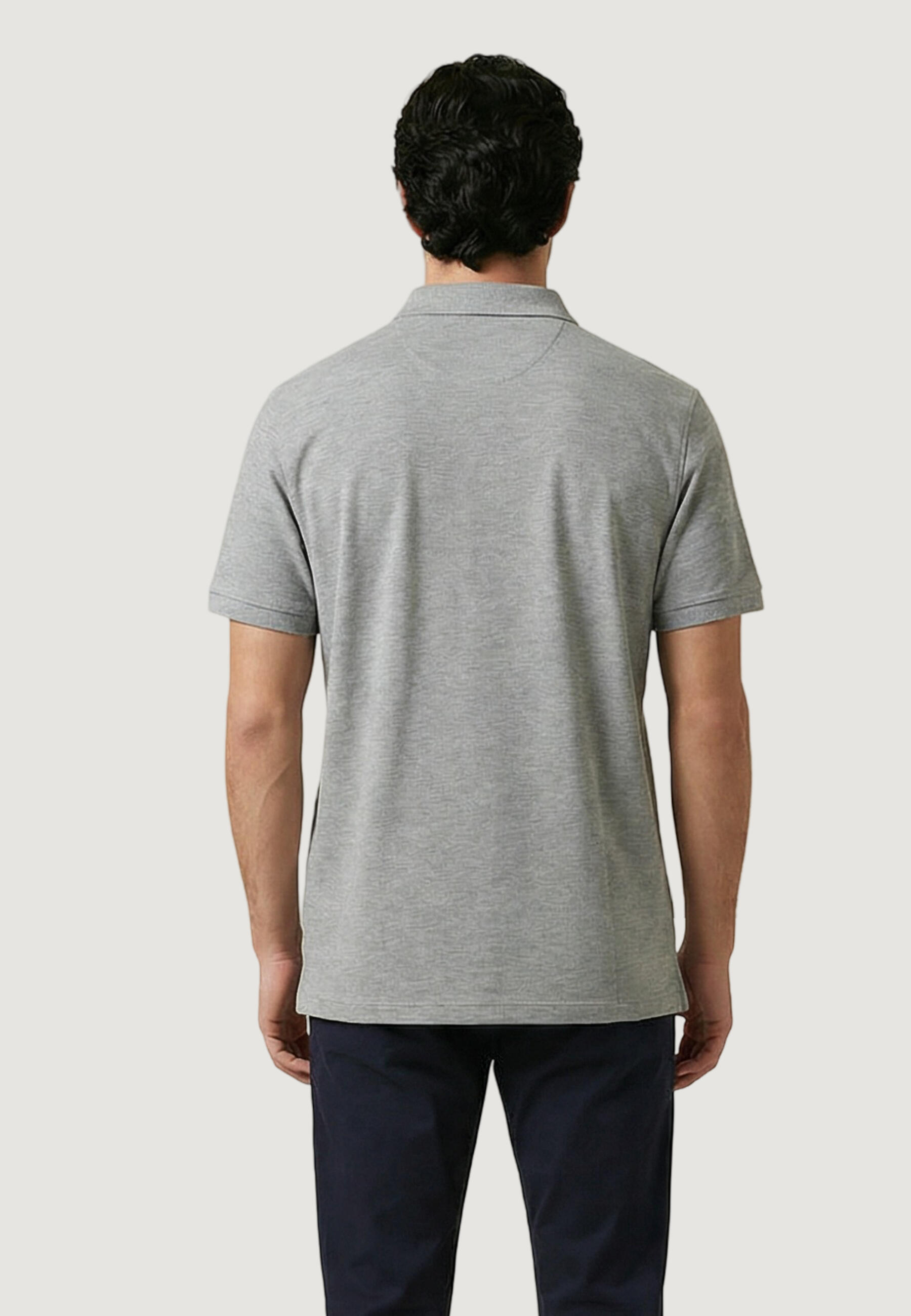 Polo maniche corte Uomo REG SHIELD SS PIQUE POLO Grigio 4/5