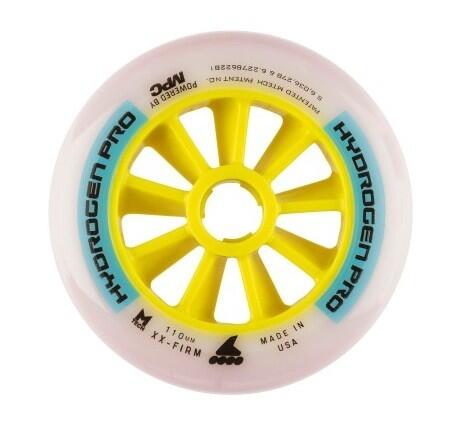 ROLLERBLADE roue HYDROGEN PRO 110mm/X-FIRM Blanc [x8] 3/3