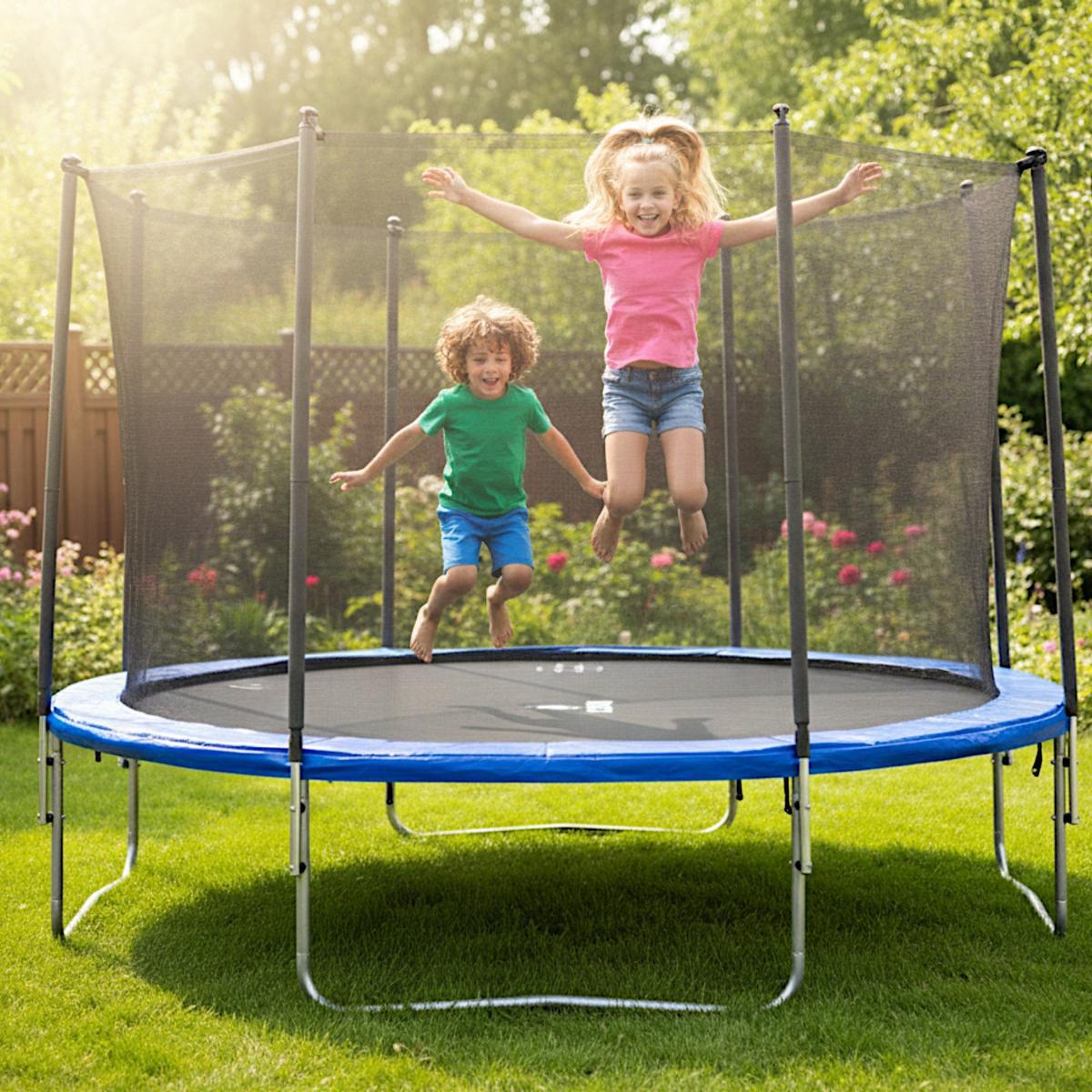 Trampolina Enero 305CM składana z siatką ochronną 6/6