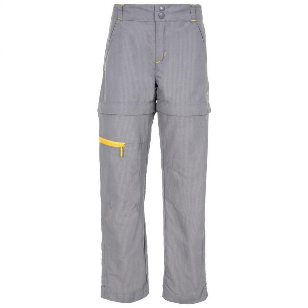 DEFENDER Pantaloni da trekking unisex convertibili (grigio)