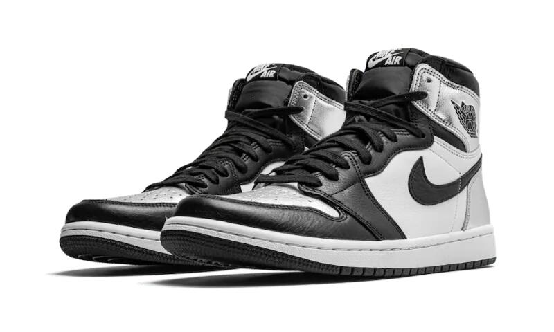Air Jordan 1 Retro High Silver Toe - Taille : 44.5 EU 2/4