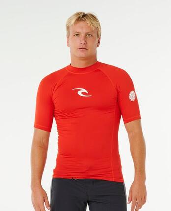 T-Shirt Homme Anti-UV à manches courtes Waves Noir