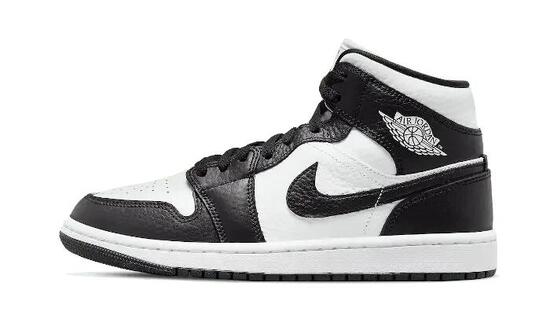 Jordan Air Jordan 1 Mid Split Black White Donna
