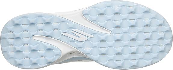 Skechers Golf Pure SI, chaussures de golf pour femmes, blanc/bleu 6/6