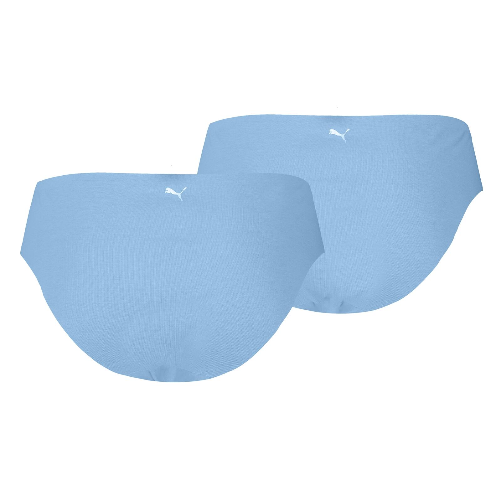 2er Pack Slips weich elastisch Damen - Invisible Ultra Soft Cotton Briefs 3/4