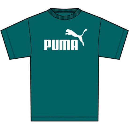 T-shirt dziecięcy Puma Ess No. 1 Logo zielony