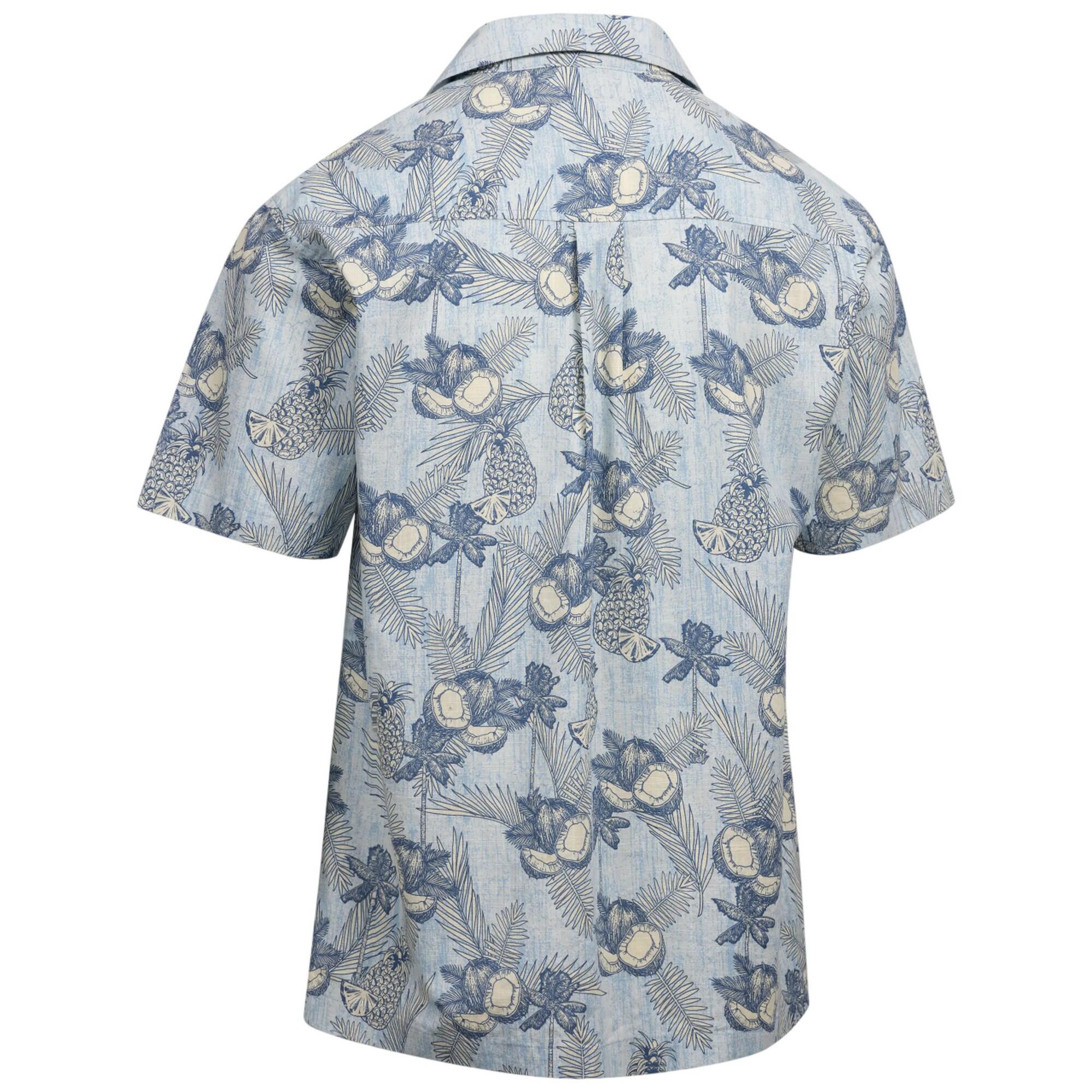 Hart Camicia Casual Stampato Uomo Trespass Foschia Blu 2/4