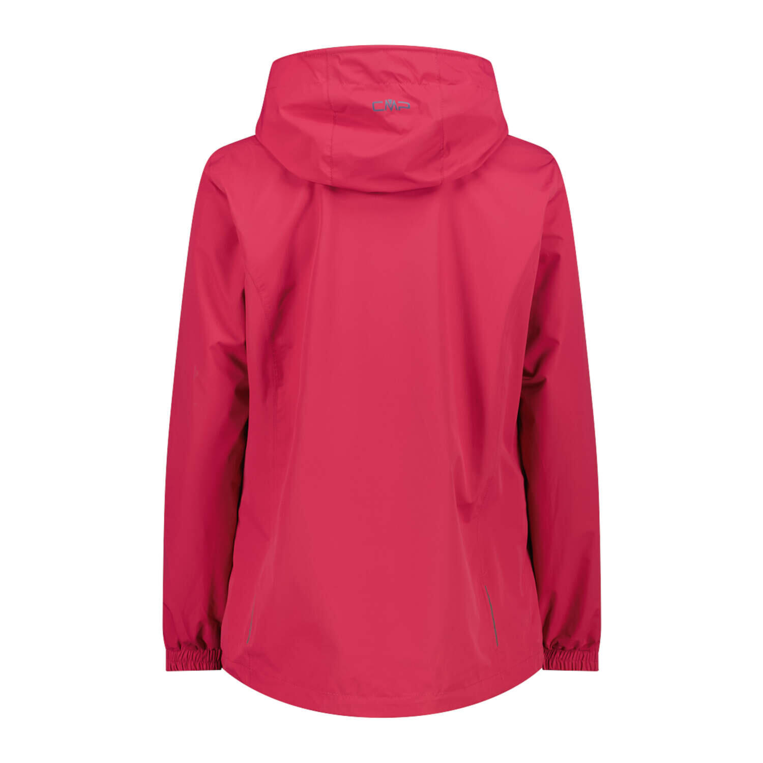 Damen Regenjacke Woman Jacket Fix Hood 4/5