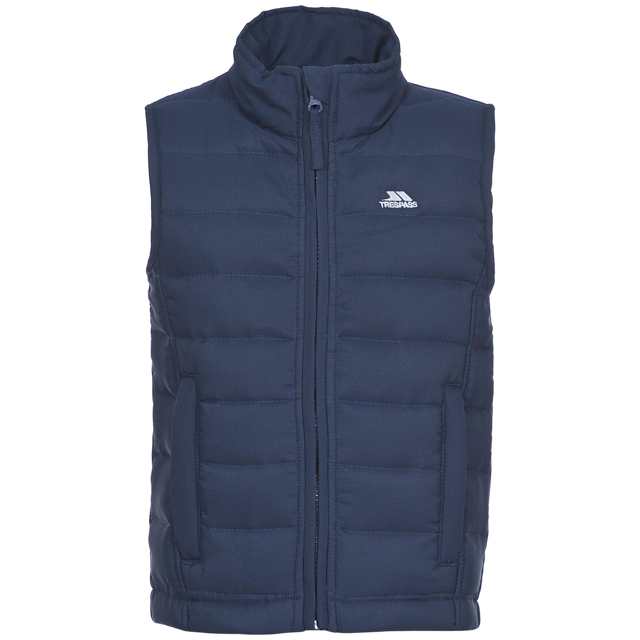 TRESPASS Kinder Jadda Gewatteerde Bodywarmer (Donkerblauw)