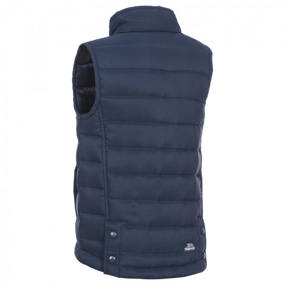 Crianças/ Crianças Jadda Quilted Sleeveless Gilet (Azul Marinho) 2/5