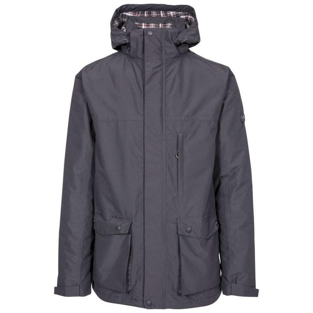 VAUXELLY Men's Waterproof Jacket (Dark Grey)