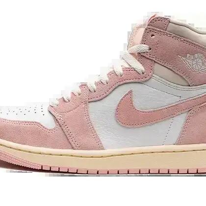 Women - Streetwear - High-top shoes - Air Jordan 1 - Pink