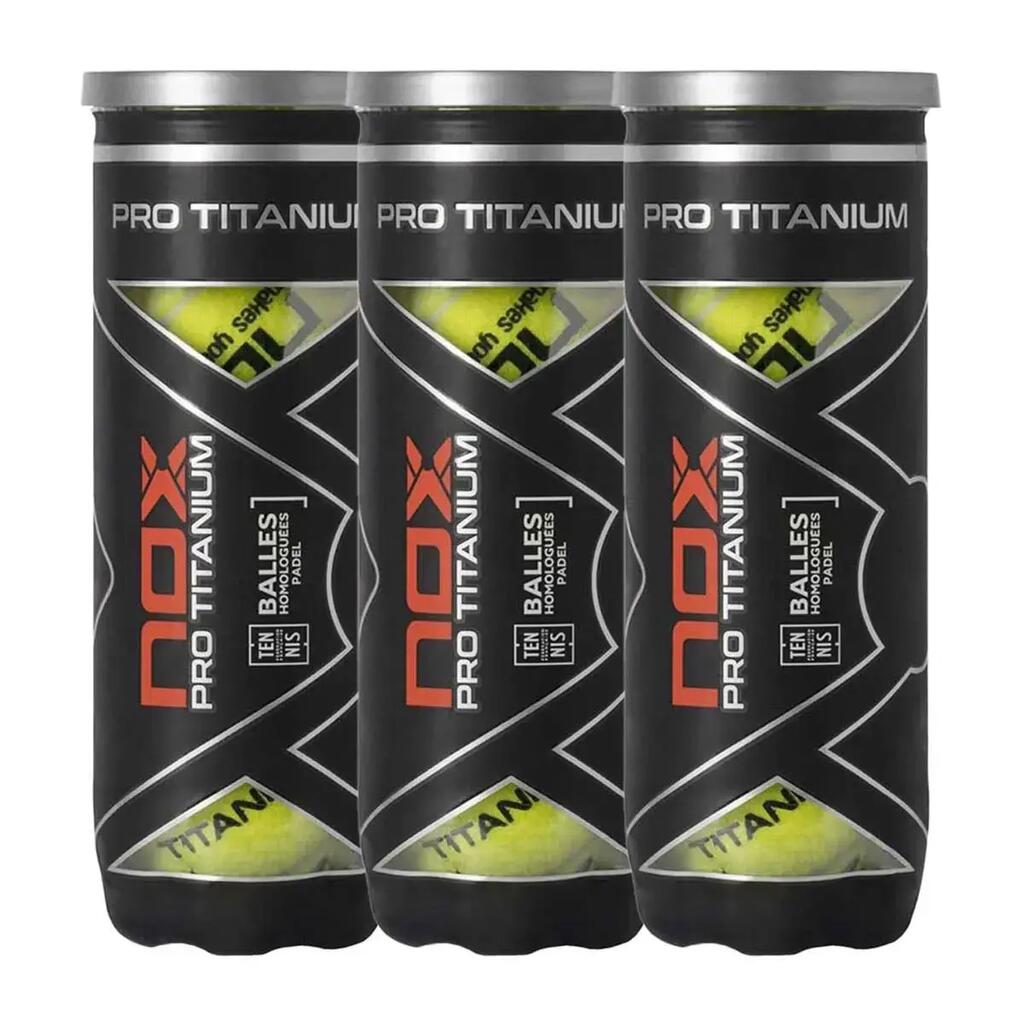 Tripack De Botes De 3 Bolas Nox Titanium Pro
