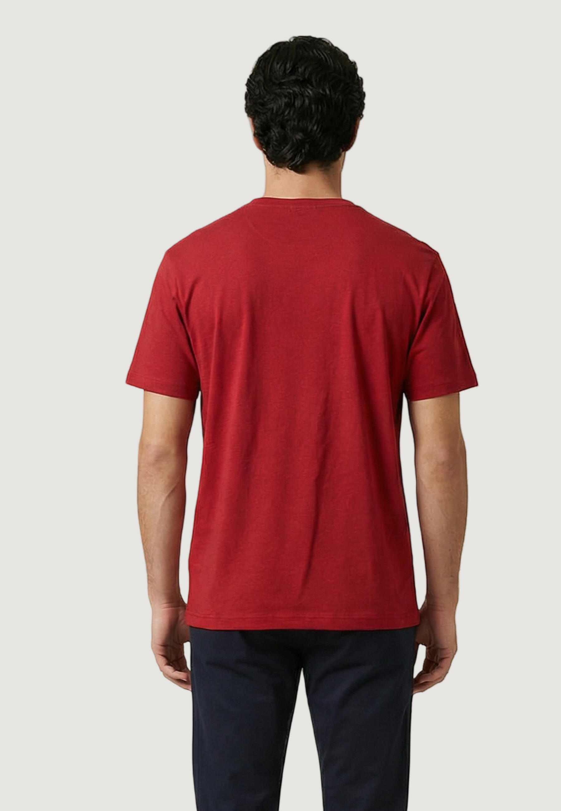 T-shirt maniche corte Uomo REG SHIELD SS T-SHIRT Rosso 4/5