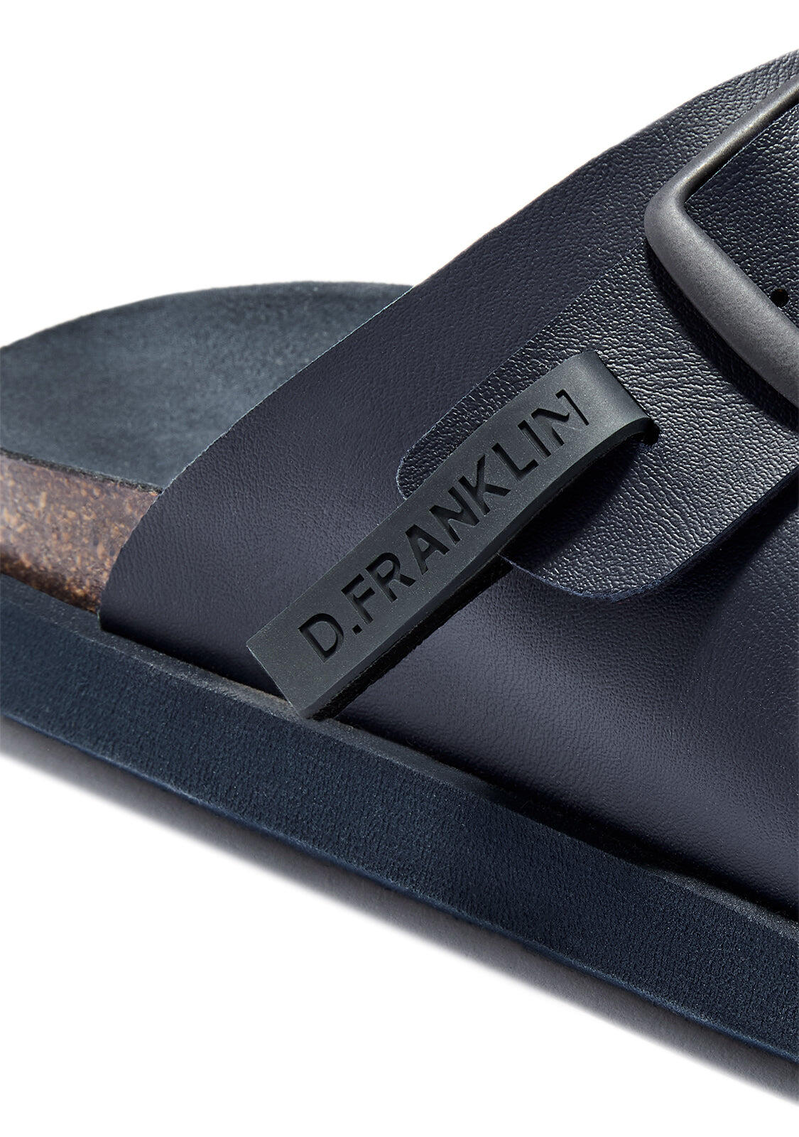 Sandalias de Hombre Cierre Hebilla en Azul Marino Vibe 4/4