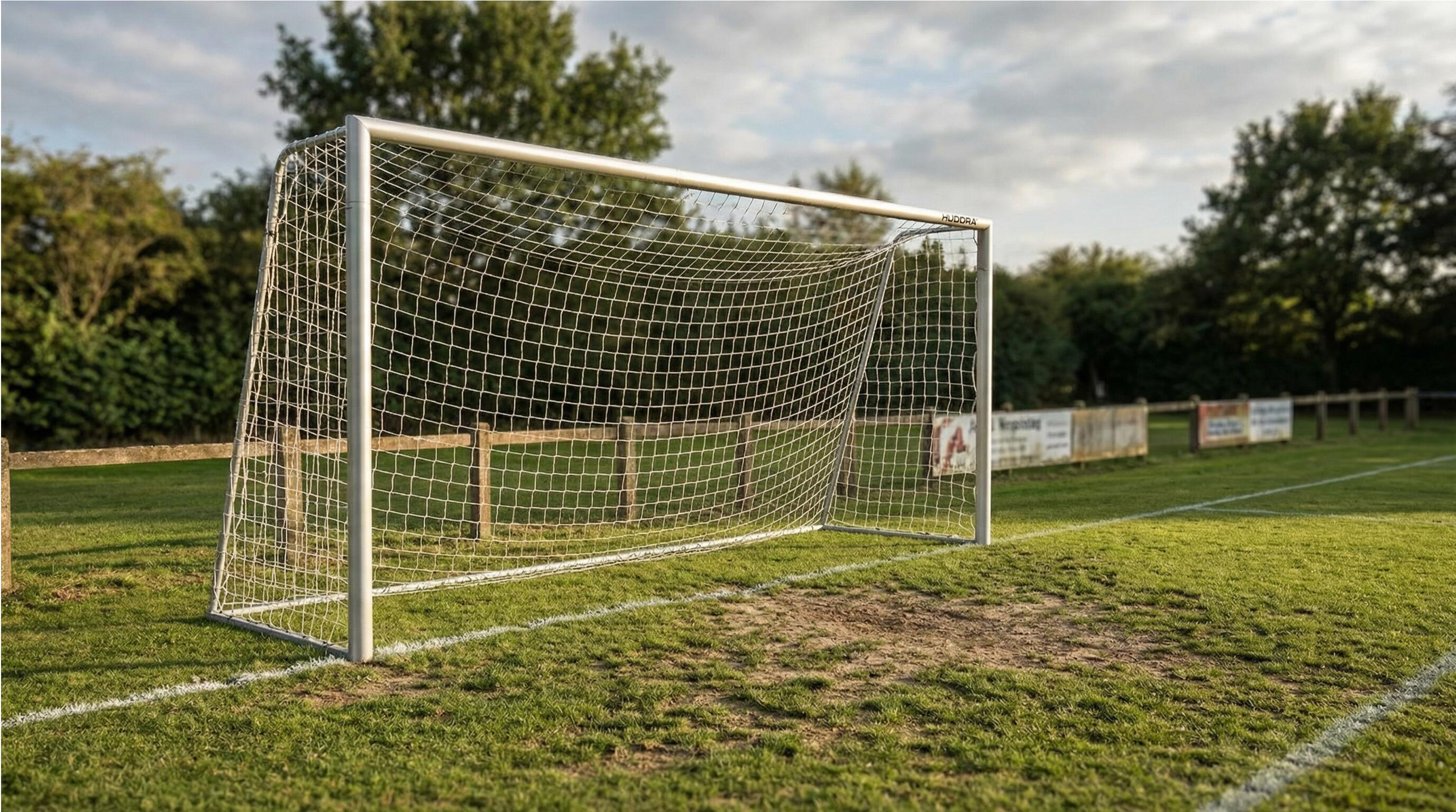 Porta da calcio acciaio resistente alle intemperie 300 grigio 4/4