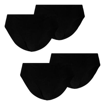 4er Pack Slips weich elastisch Damen - Invisible Ultra Soft Cotton Briefs