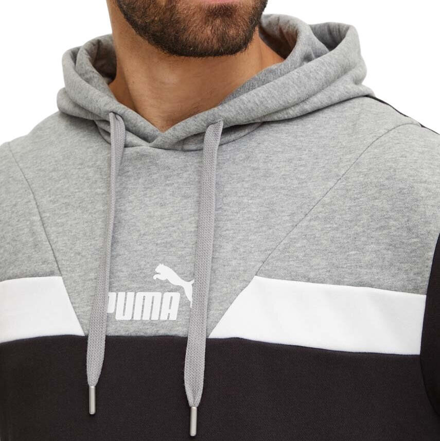 Męska bluza sportowa dresowa bawełniana PUMA COLORBLOCK 681731-01 3/6