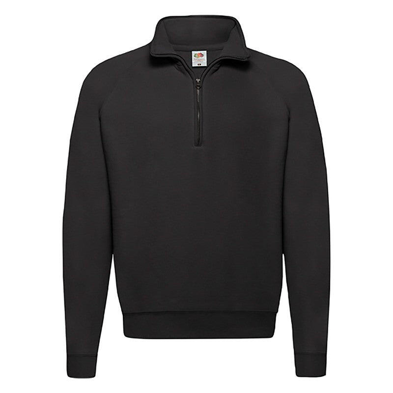 Sweatshirt Fruit Of The Loom Classic Zip Neck Erwachsene Blau 2/7