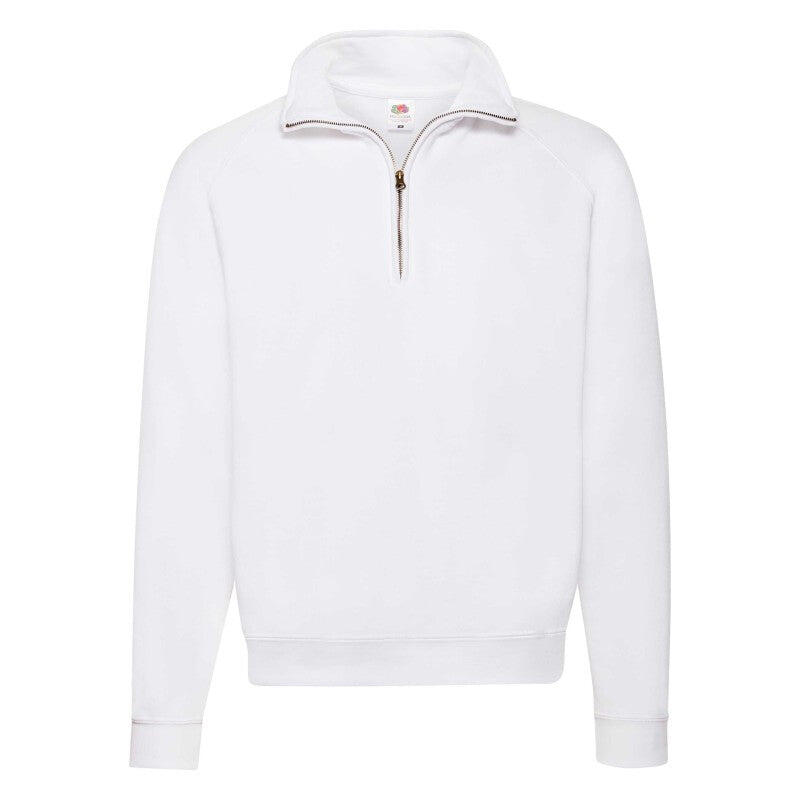 Sweatshirt Fruit Of The Loom Classic Zip Neck Erwachsene Blau 5/7