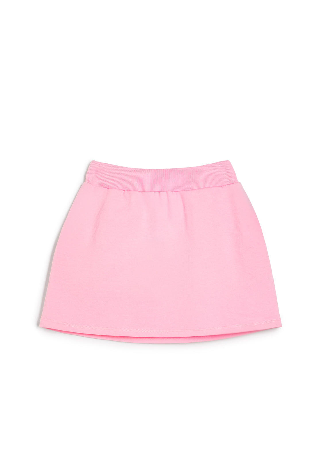 Falda de Niña con Logo Lateral en Rosa 3/5