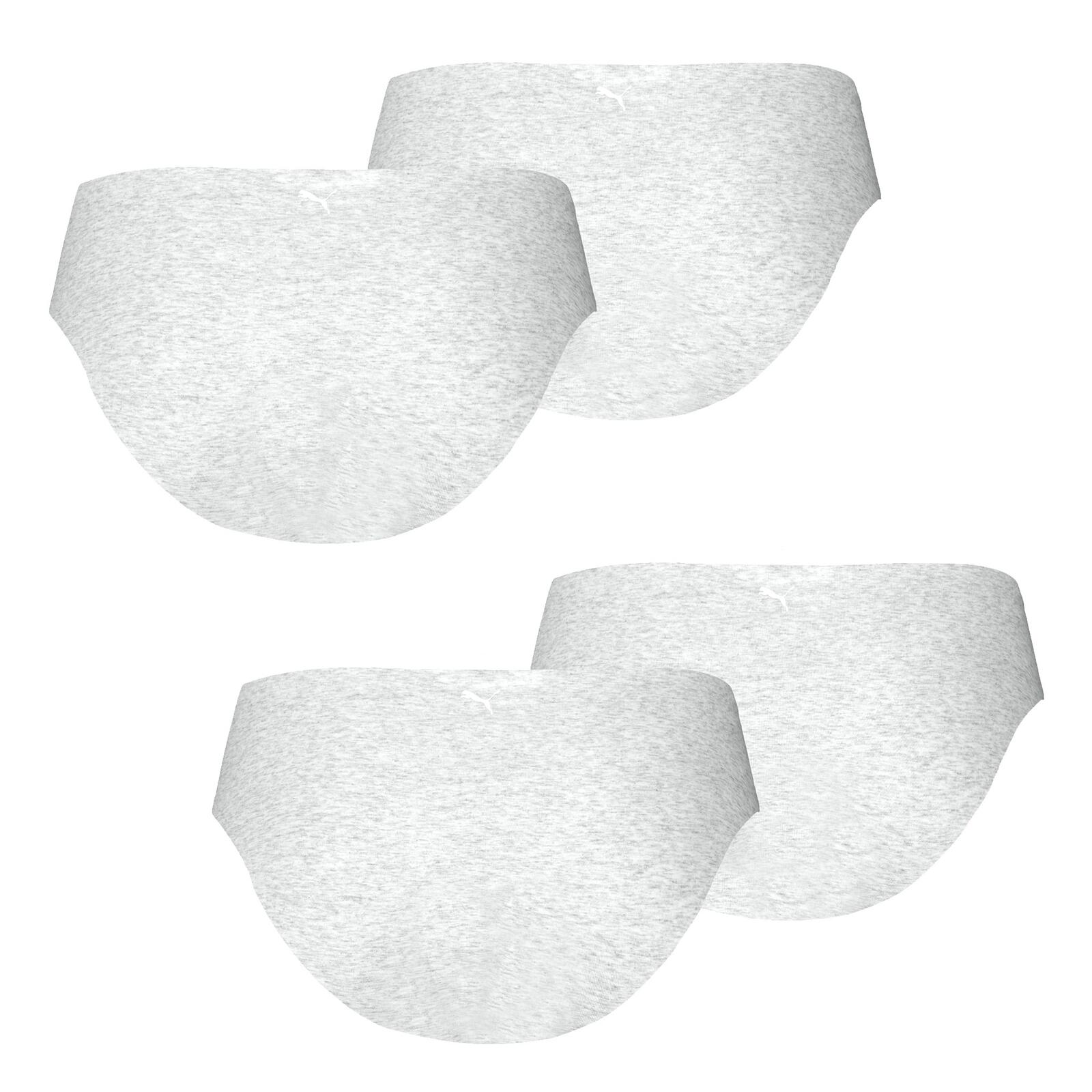 4er Pack Slips weich elastisch Damen - Invisible Ultra Soft Cotton Briefs 3/4
