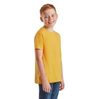 Fruit of the loom kids iconic 150 t-shirt mosterd