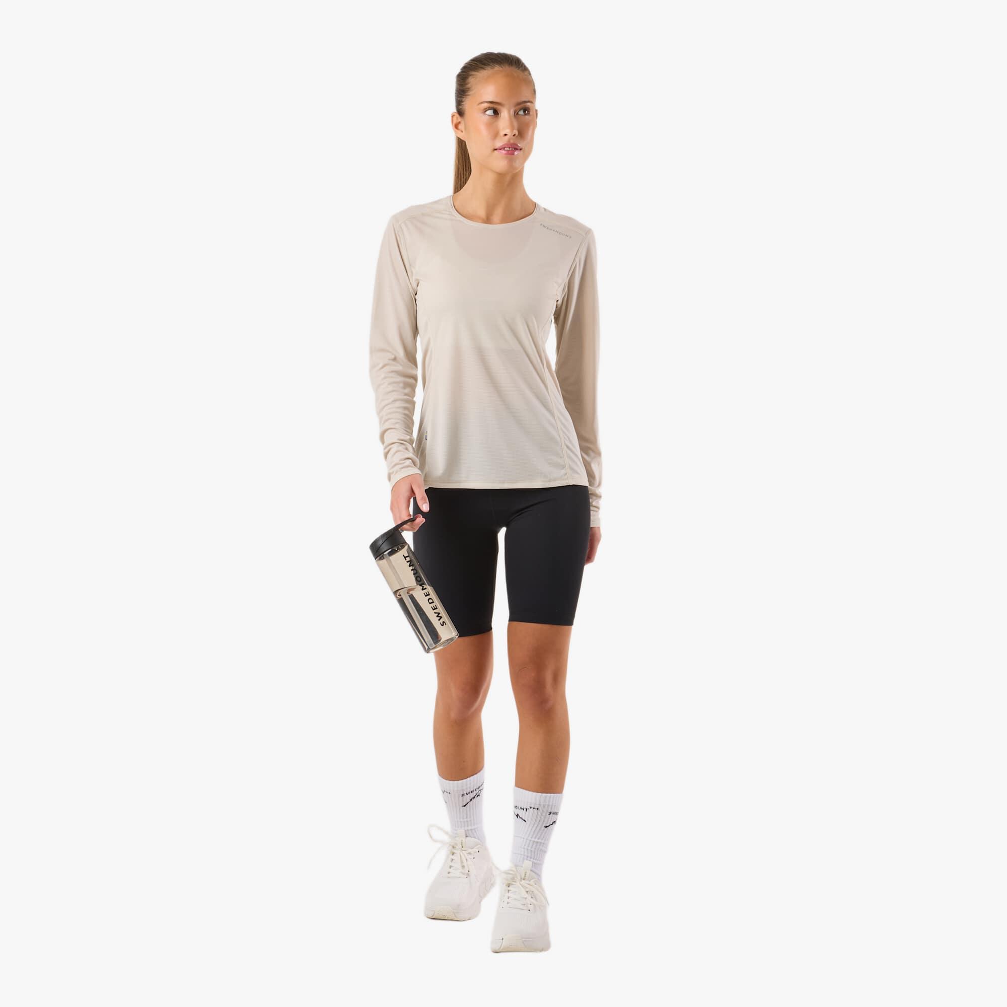 T-shirt synthétique manches longues training femme Ultra Light LS Tee 3/8