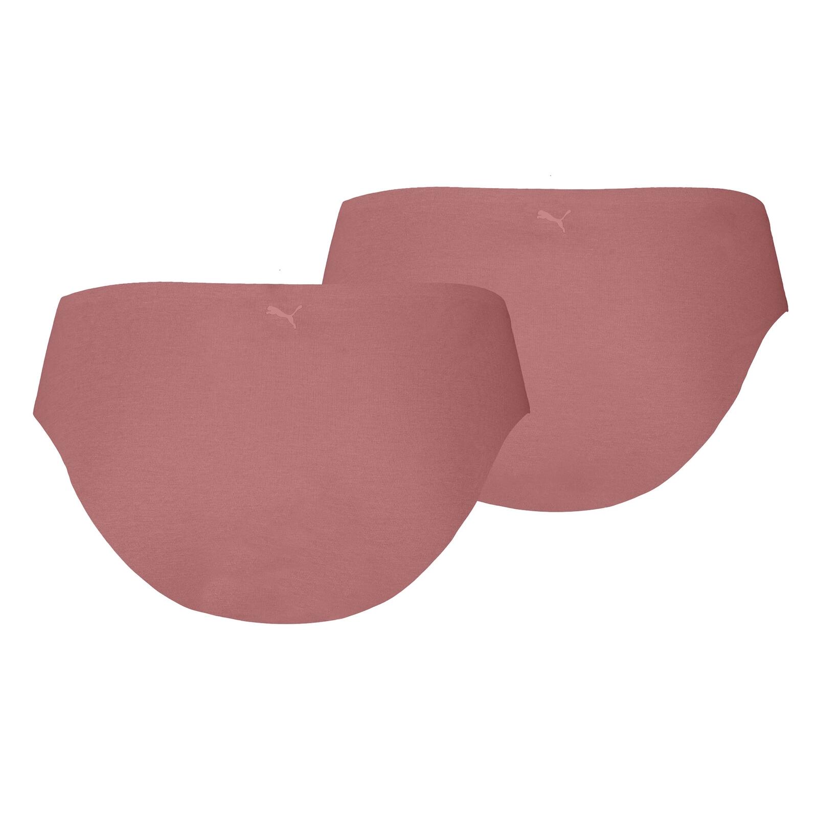 2er Pack Slips weich elastisch Damen - Invisible Ultra Soft Cotton Briefs 3/4