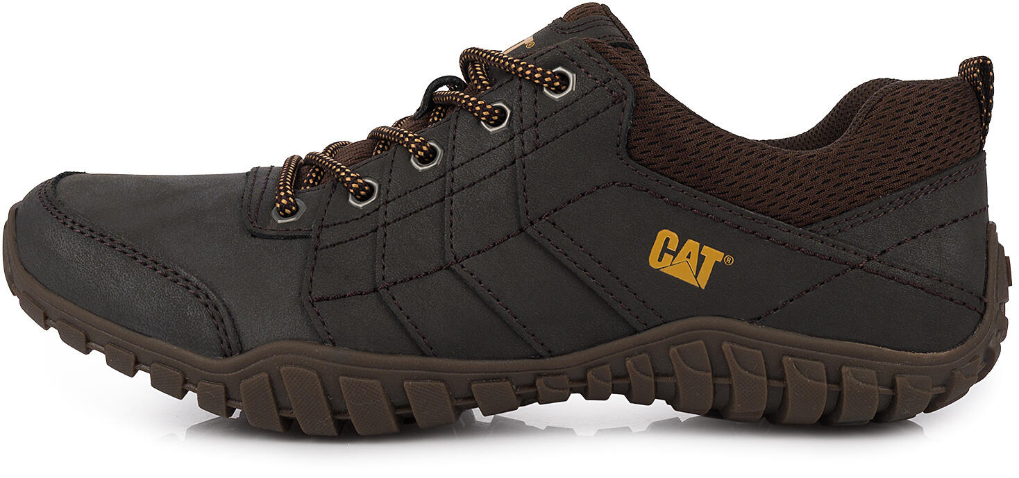 Męskie buty półbuty skórzane brązowe CATERPILLAR CAT INSTRUCT P722310 3/7