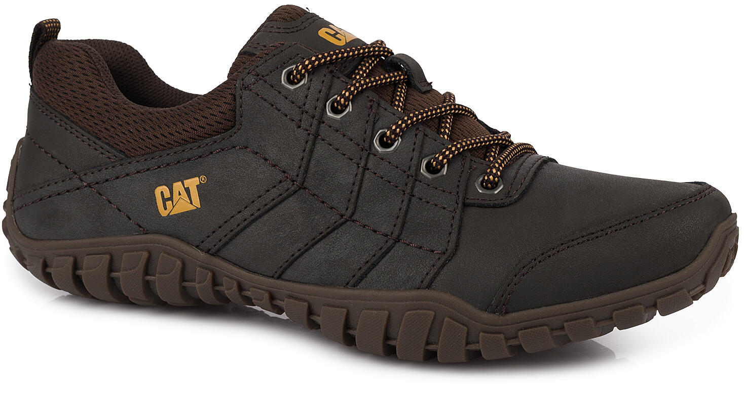 Męskie buty półbuty skórzane brązowe CATERPILLAR CAT INSTRUCT P722310 2/7