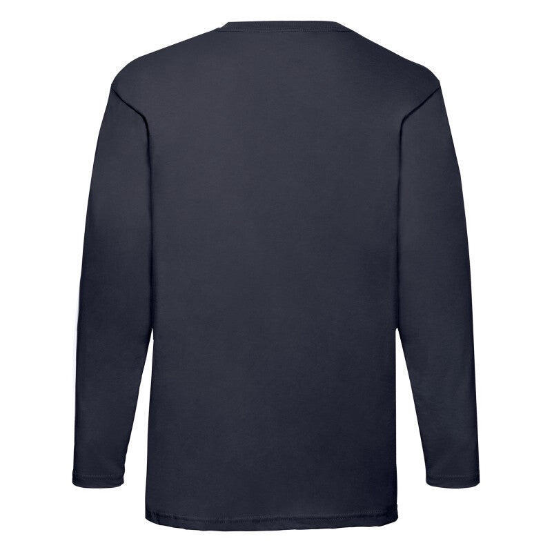 Fruit Of The Loom Valueweight Langarm-T-Shirt grau, S 6/7