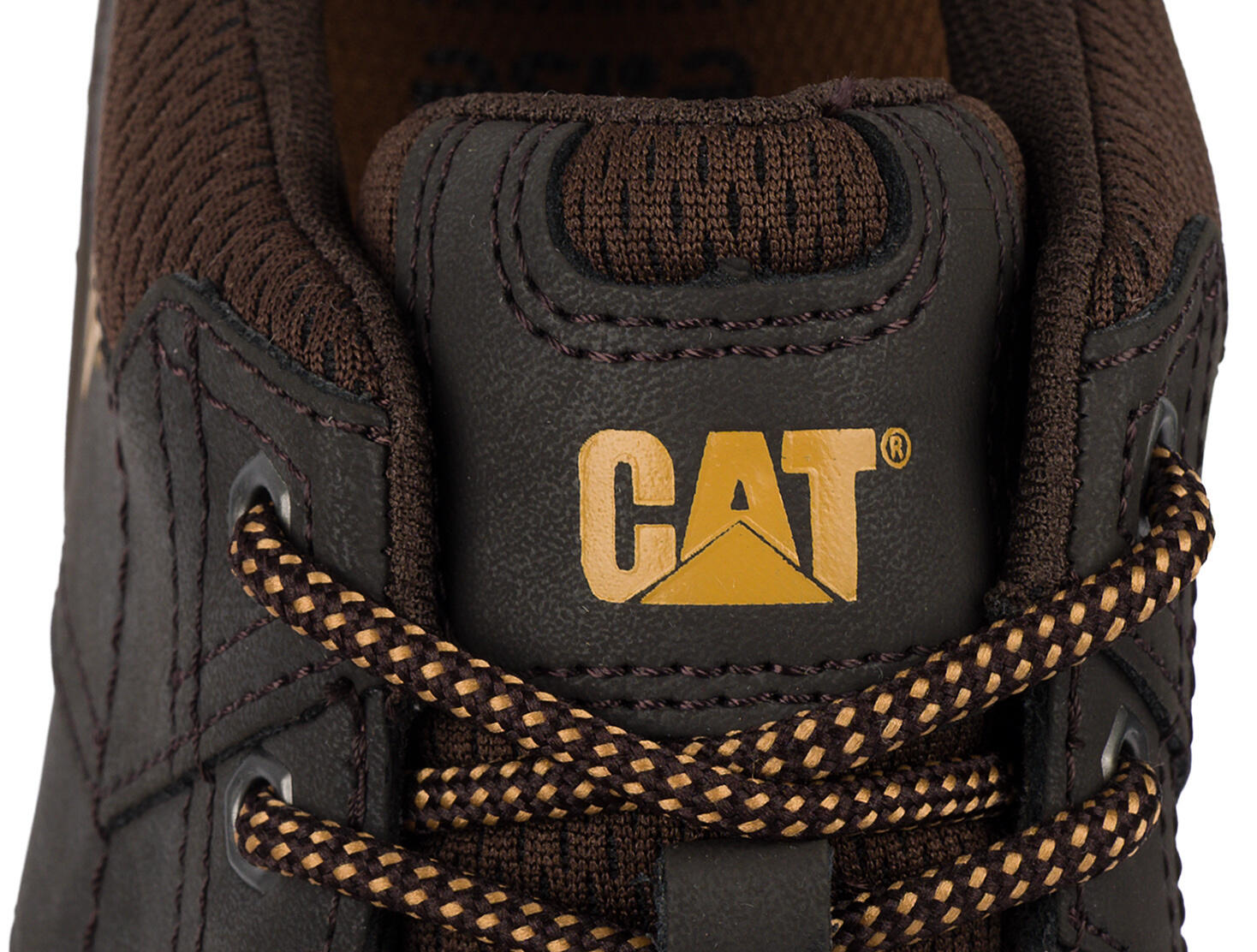 Męskie buty półbuty skórzane brązowe CATERPILLAR CAT INSTRUCT P722310 6/7