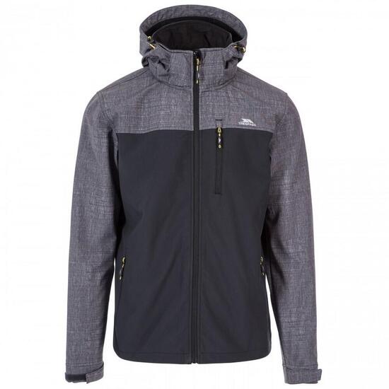 Giacca Softshell Uomo Trespass Abbott Grigio Scuro