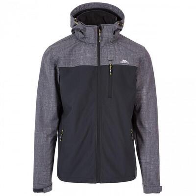 Heren abbott softshell jas (zwart/grijs)