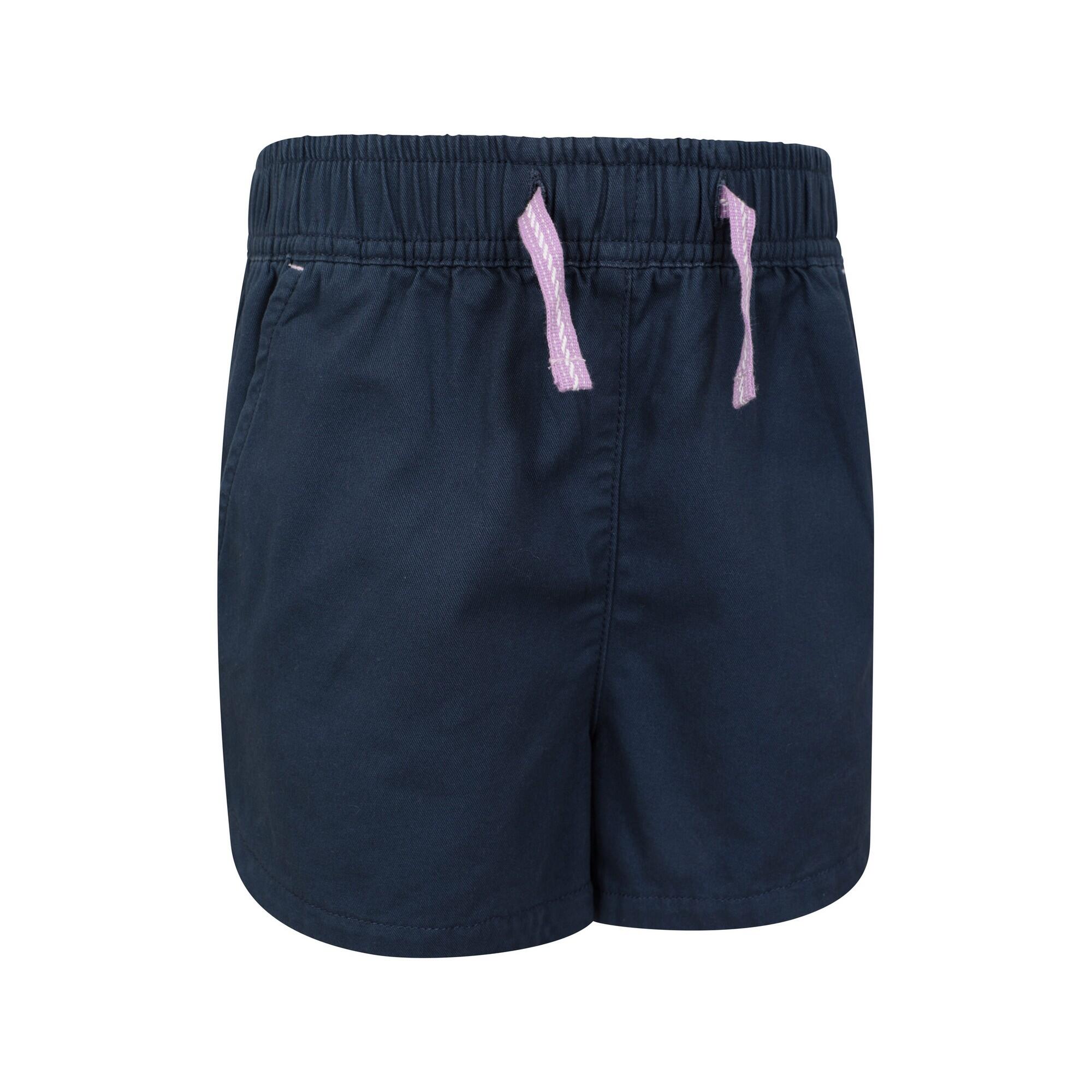 "Waterfall" Shorts für Mädchen Marineblau 4/4