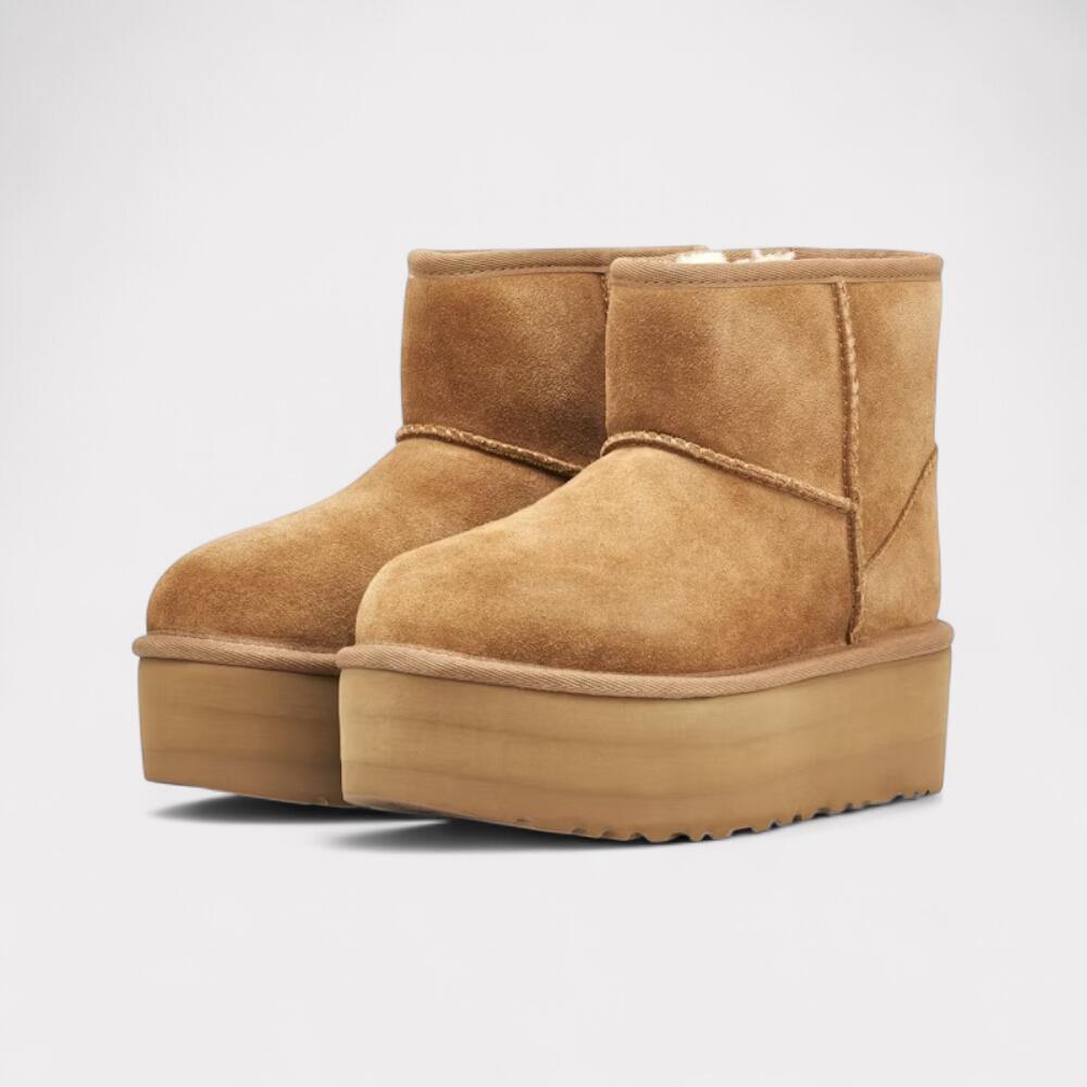Classic Mini Platform Boot Chestnut (W) 2/5