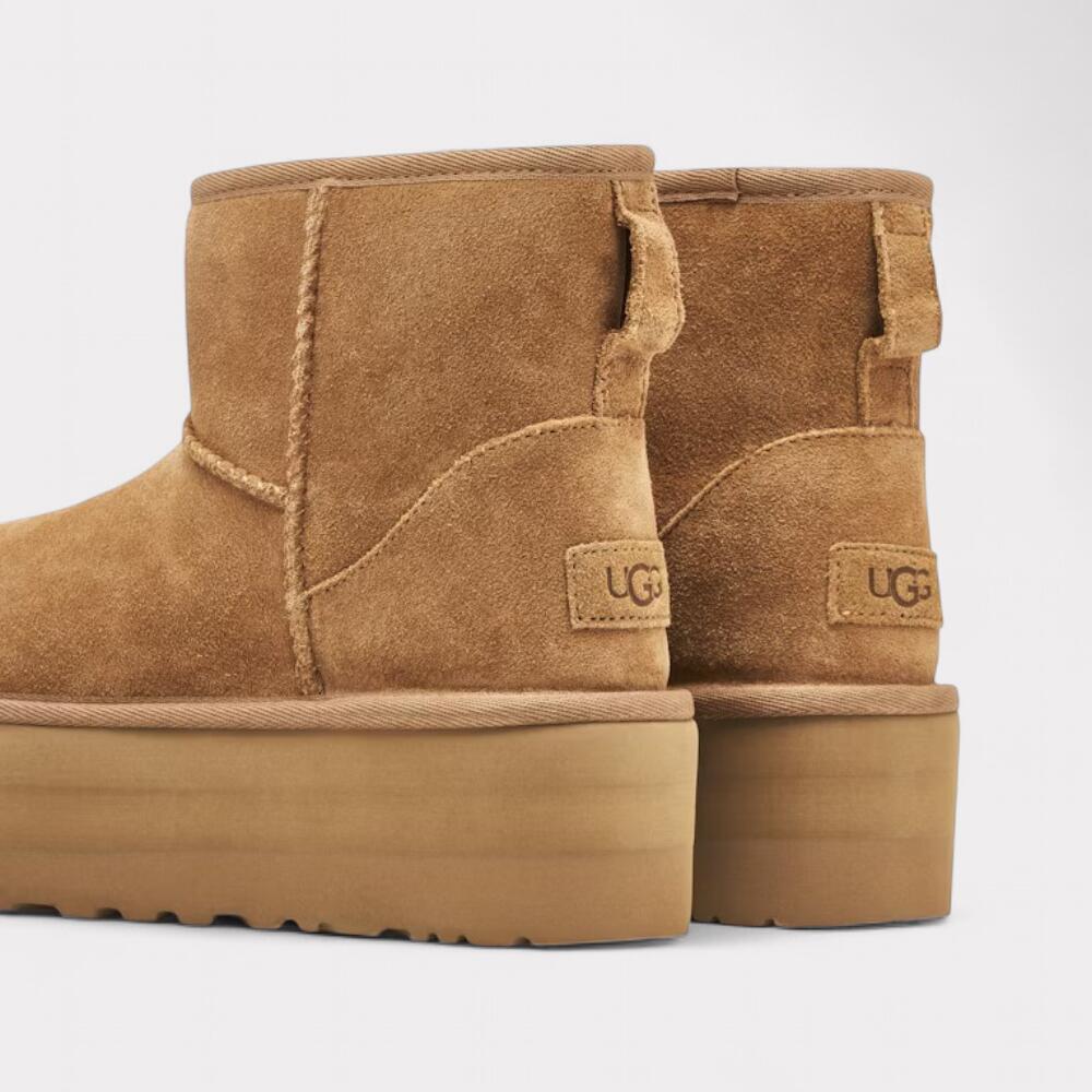 Classic Mini Platform Boot Chestnut (W) 4/5