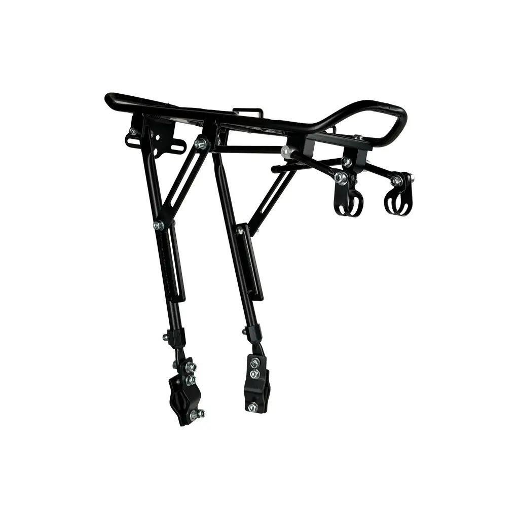 Portapacchi Bici Universale Alluminio Regolabile 20" - 29" Gravel Nero Biciclett 3/7