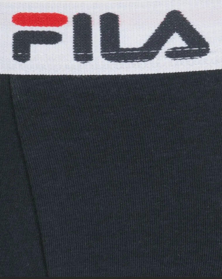 Slip Bambino Fila in Cotone Elasticizzato Blu Navy 3/3