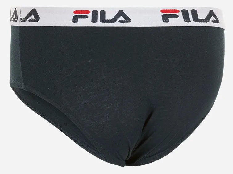 Slip Bambino Fila in Cotone Elasticizzato Blu Navy 2/3