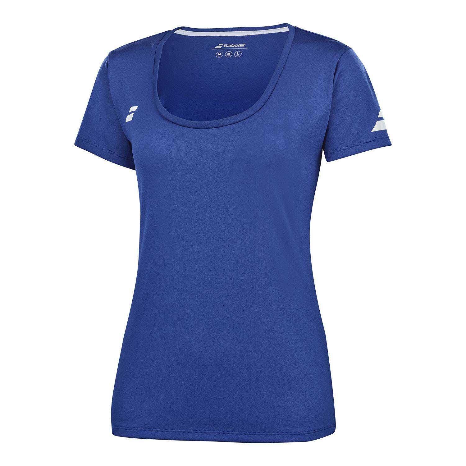 Camiseta Babolat Play Capsleeve Azul Blanco Junior 2/5