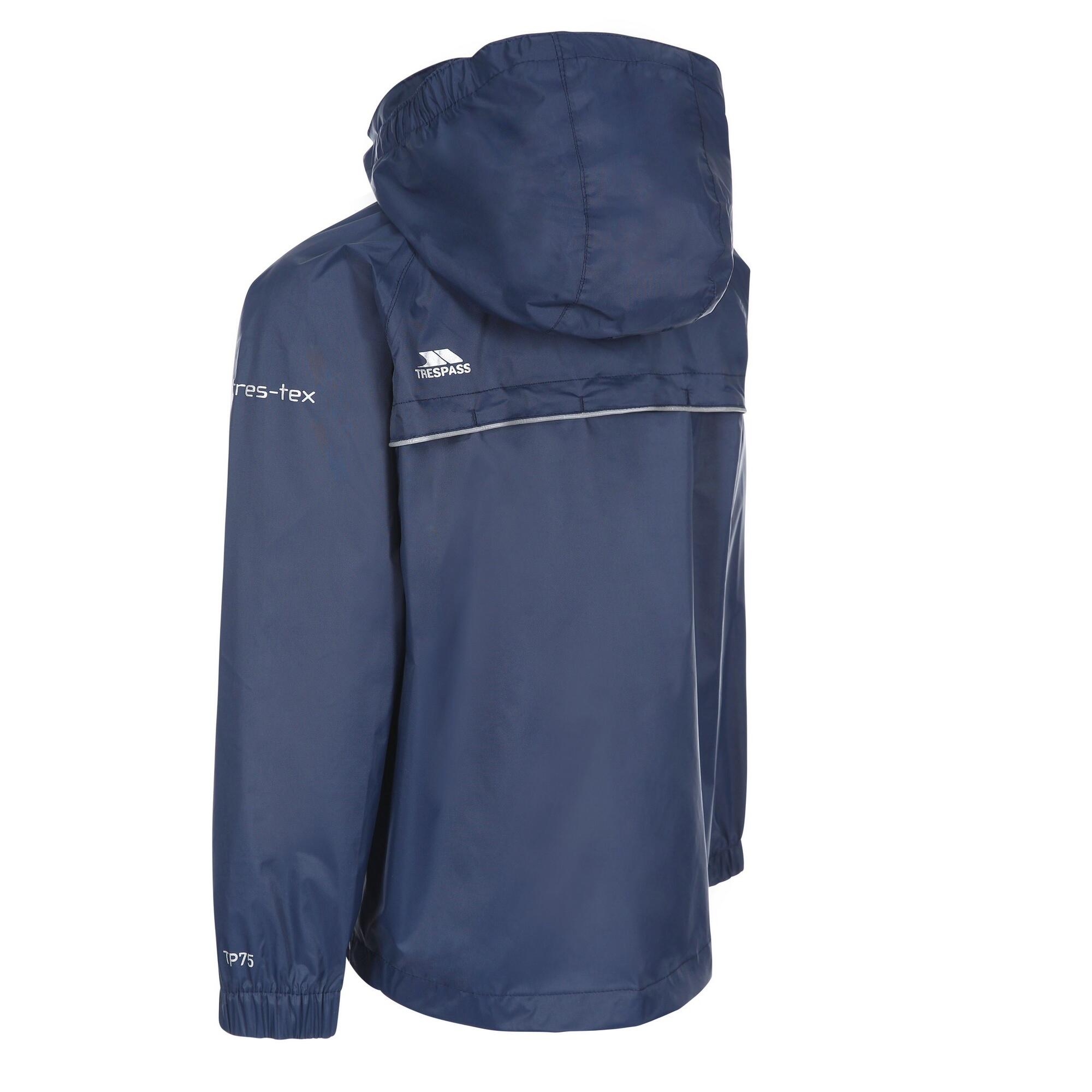 Coupevent Pliable QIKPAC Unisexe (Bleu Marine/gris Foncé) 2/4