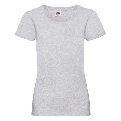 Fruit of the loom valueweight dames t-shirt grijs