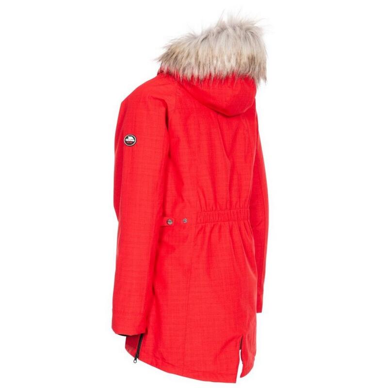 "Caption" Parka, Wasserfest für Damen Rot