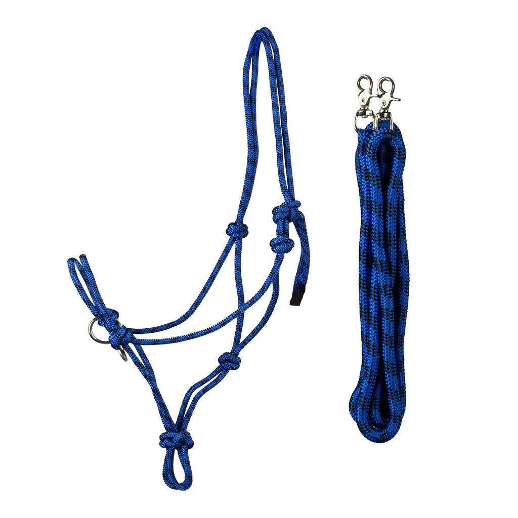 Ethological halter and lead rope set for competition horses HORKA