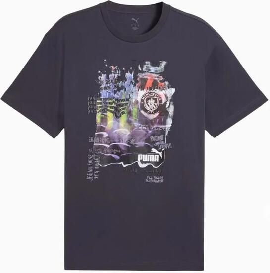 T-shirt Puma Manchester City 24/25 FTBLNRGY Uomo Grigia