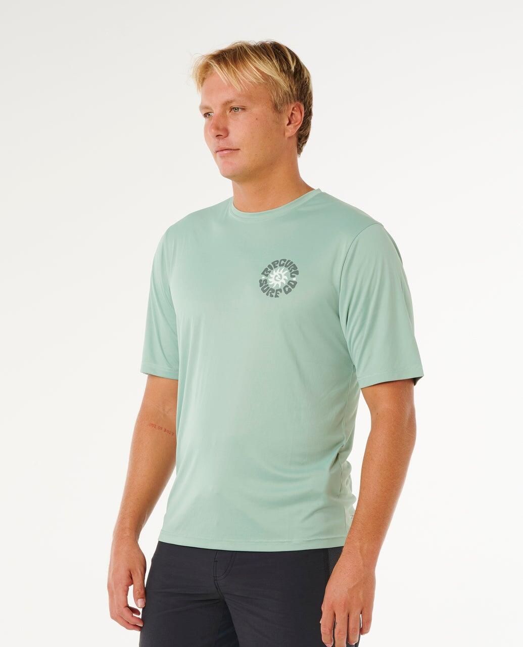 T-shirt anti-UV Pacific Rinse Surflite manica corta 2/7